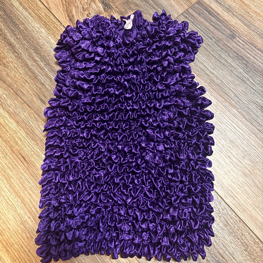 Vintage purple popcorn top